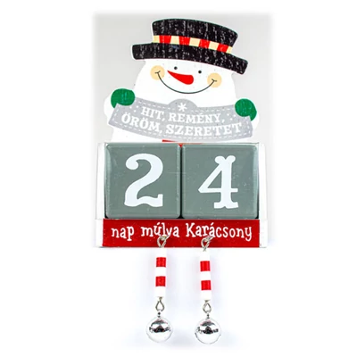 Adventi Öröknaptár Karácsonyra - Hit, Remény, Öröm, Szeretet!