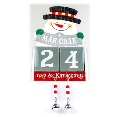 Adventi Öröknaptár Karácsonyra - Már Csak... - Hóember