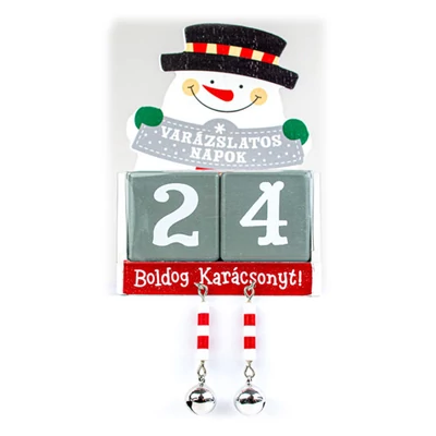 Adventi Öröknaptár Karácsonyra - Varázslatos Napok - Hóember