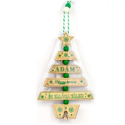 Névre Szóló Karácsonyfadísz - Ádám