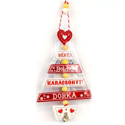 Névre Szóló Karácsonyfadísz - Dorka