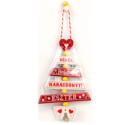 Névre Szóló Karácsonyfadísz - Eszter
