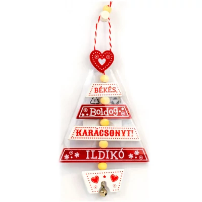 Névre Szóló Karácsonyfadísz - Ildikó