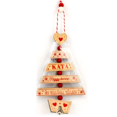 Névre Szóló Karácsonyfadísz - Kata
