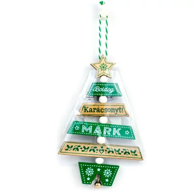 Névre Szóló Karácsonyfadísz - Márk