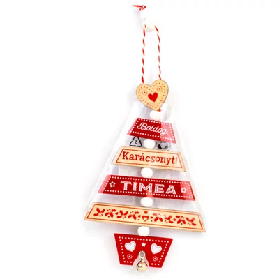 Névre Szóló Karácsonyfadísz - Tímea