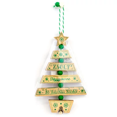 Névre Szóló Karácsonyfadísz - Zsolt