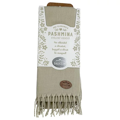 Pashmina Kendő - Barátom Felirattal