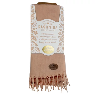Pashmina Kendő - Szeretlek Felirattal