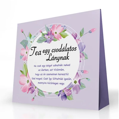Tea Szeretettel - Tea Egy Csodálatos Lánynak Felirattal