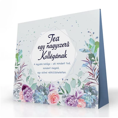 Tea Szeretettel - Tea Egy Nagyszerű Kollégának Felirattal