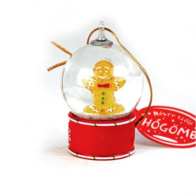 Névre Szóló Hógömb Dísz - Kisfiú