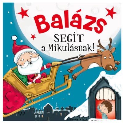 Névre Szóló Mesekönyv - Mikulás - Balázs