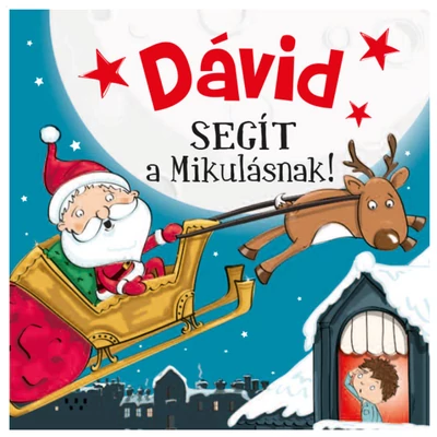 Névre Szóló Mesekönyv - Mikulás - Dávid