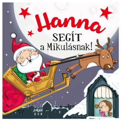 Névre Szóló Mesekönyv - Mikulás - Hanna