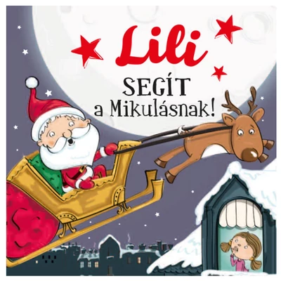 Névre Szóló Mesekönyv - Mikulás - Lili