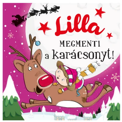 Névre Szóló Mesekönyv - Mikulás - Lilla