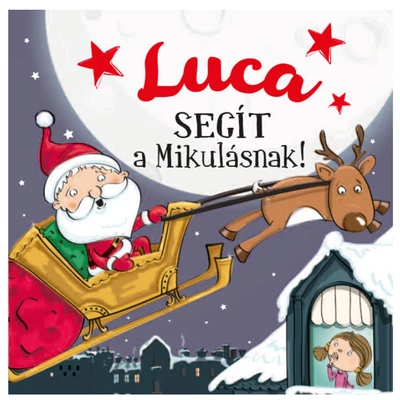 Névre Szóló Mesekönyv - Mikulás - Luca