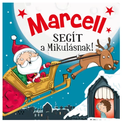 Névre Szóló Mesekönyv - Mikulás - Marcell