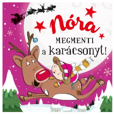 Névre Szóló Mesekönyv - Mikulás - Nóra