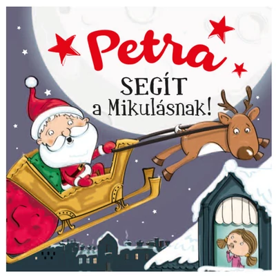 Névre Szóló Mesekönyv - Mikulás - Petra