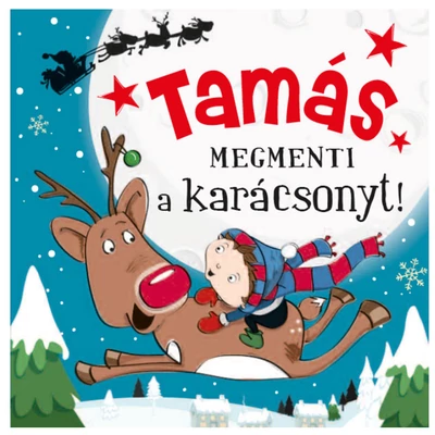 Névre Szóló Mesekönyv - Mikulás - Tamás