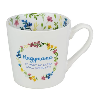 Nagymama... Feliratú, Színes Belsejű Lifestyle Bögre
