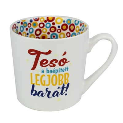 Tesó... Feliratú, Színes Belsejű Lifestyle Bögre