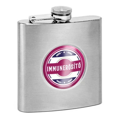 Immunerősítő Feliratú Ajándék Laposüveg