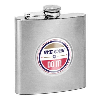 We Can Do It! Feliratú Ajándék Laposüveg