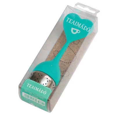 Teaimádó Feliratú Ajándék Teafű Tartó