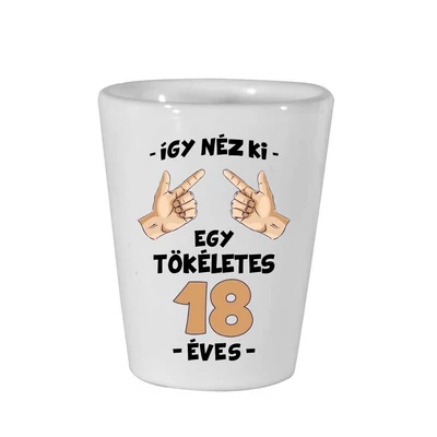Így Néz Ki Egy Tökéletes 18 Éves! Szülinapi Ajándék Felespohár Így Néz Ki Egy Tökéletes 18 Éves! Szülinapi Ajándék Felespohár