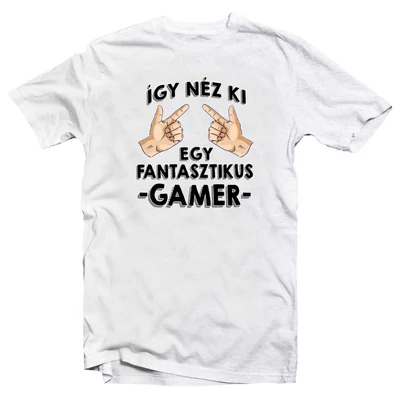 Így Néz Ki Egy Fantasztikus Gamer Ajándék Póló