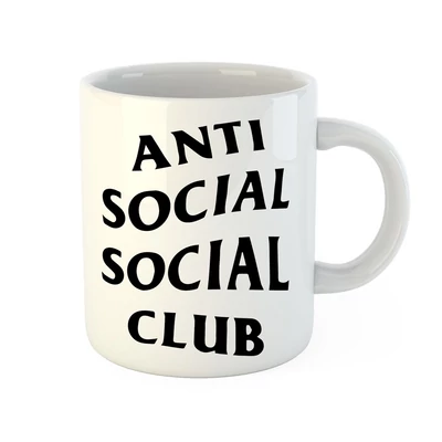 Anti Social Social Club Vicces Ajándék Bögre