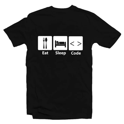Eat, Sleep, Code Geek Gamer Póló