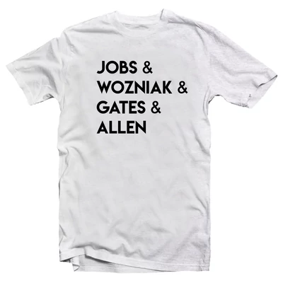 Jobs. Wozniak. Gates. Allen. Geek Gamer Póló