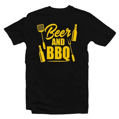 Beer and BBQ Ajándék Póló Grill Rajongóknak Beer and BBQ Ajándék Póló Grill Rajongóknak