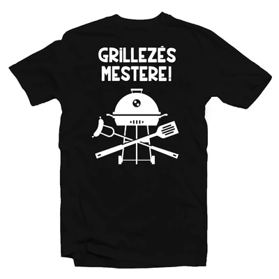 Grillezés Mestere Ajándék Póló Grill Rajongóknak Grillezés Mestere Ajándék Póló Grill Rajongóknak