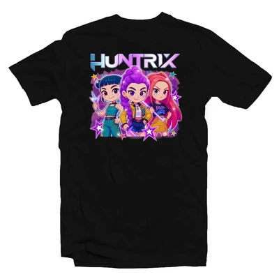 K-Pop Démonvadászok: Huntrix Mintás Póló K-Pop Démonvadászok: Huntrix Mintás Póló