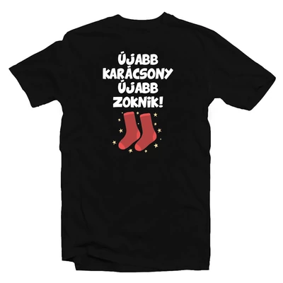 Újabb Karácsony, Újabb Zoknik Ajándék Póló