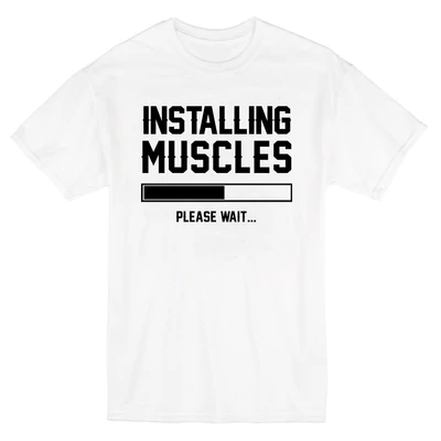 Installing Muscles' Vicces Kondis Póló Installing Muscles' Vicces Kondis Póló