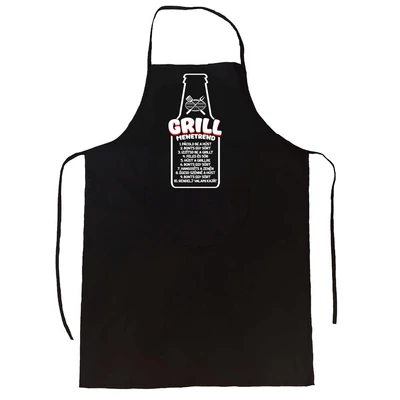 Grill Menetrend Vicces Ajándék Kötény