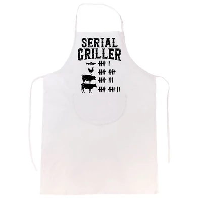 Serial Griller Vicces Ajándék Grill Kötény