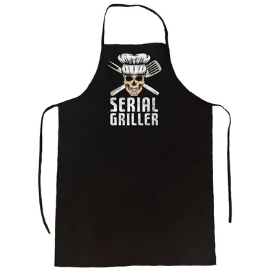 Serial Griller 2.0 Vicces Ajándék Grill Kötény