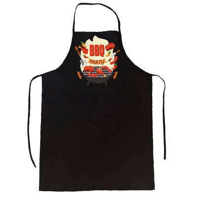 BBQ Party Színes Vicces, Tréfás Kötény Grillezéshez