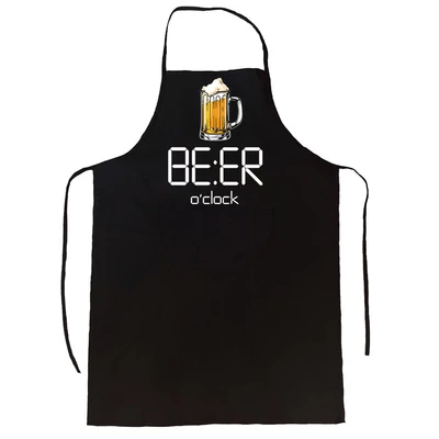 Beer O'Clock' Vicces, Tréfás Kötény Beer O'Clock' Vicces, Tréfás Kötény