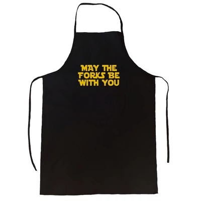 May The Forks Be With You' Vicces, Tréfás Kötény May The Forks Be With You' Vicces, Tréfás Kötény