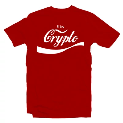 Enjoy Crypto Vicces, Feliratos Póló Enjoy Crypto Vicces, Feliratos Póló