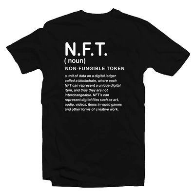 NFT Wikipedia' Vicces, Feliratos Póló NFT Wikipedia' Vicces, Feliratos Póló