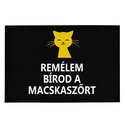 Remélem Szereted a Macskaszőrt' Vicces, Tréfás Lábtörlő